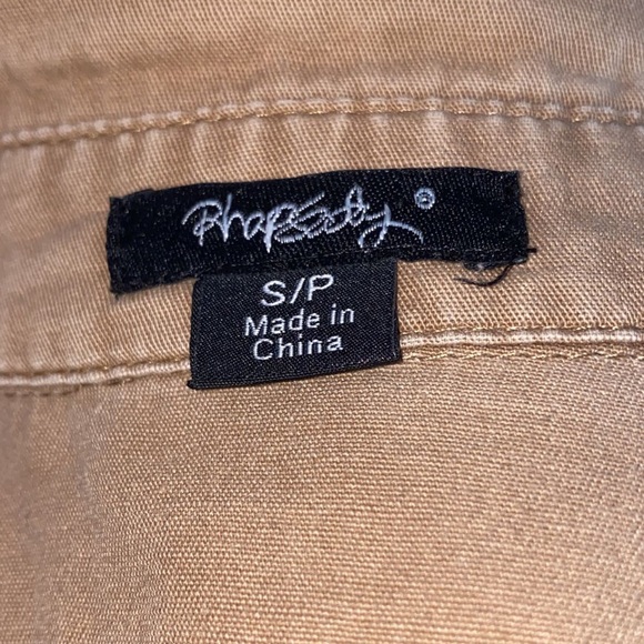 Tan/Brown Rhapsody trench coat - Picture 6 of 6